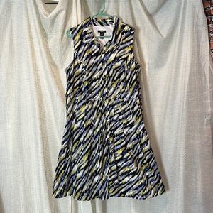 Alfani dress, size 20w,blue pattern